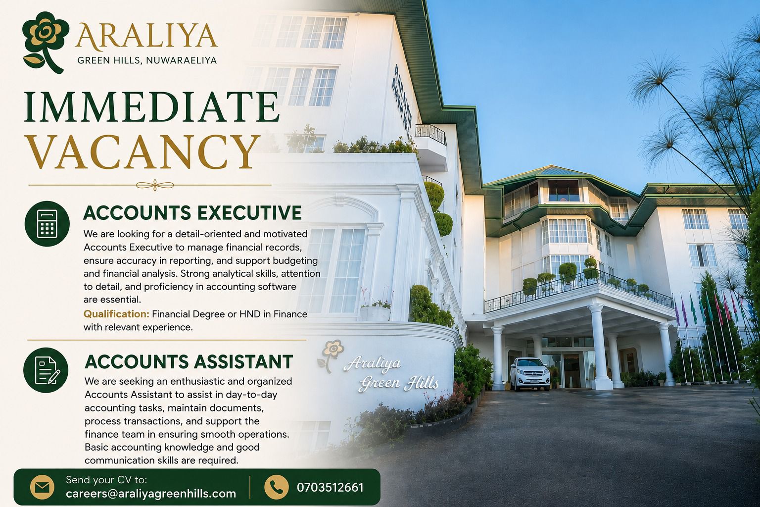Araliya Greenhills logo