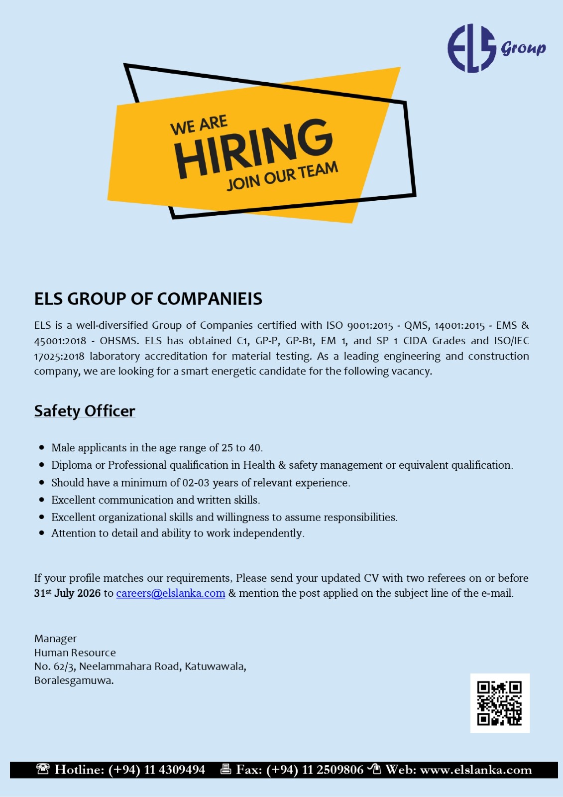 ELS group of companies logo