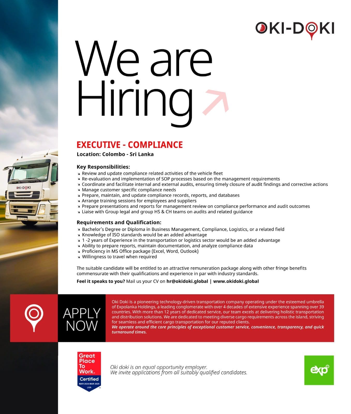 Compliance Executive job image