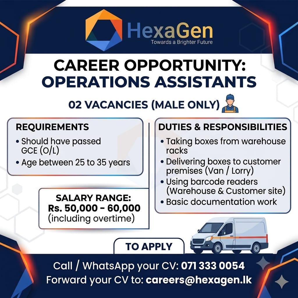 Operations Assistant job image