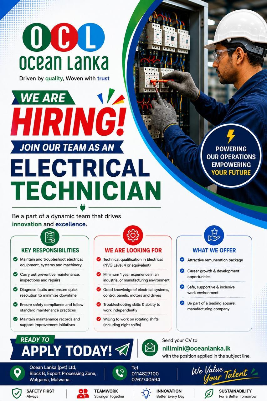 Electrical Technician job image