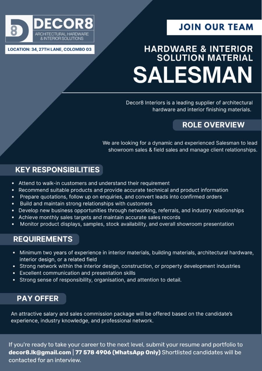 SalesMan job image